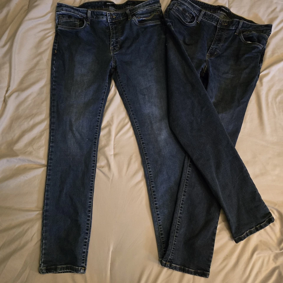 Kenneth Cole Men’s Straight Fit Stretch Denim Jean Lot 34×32 NWOT - Image 2 of 4