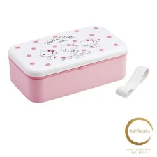 New Skater PLB10SF-A Sanrio Hello Kitty Watercolor Cosmetics Lunch Box with