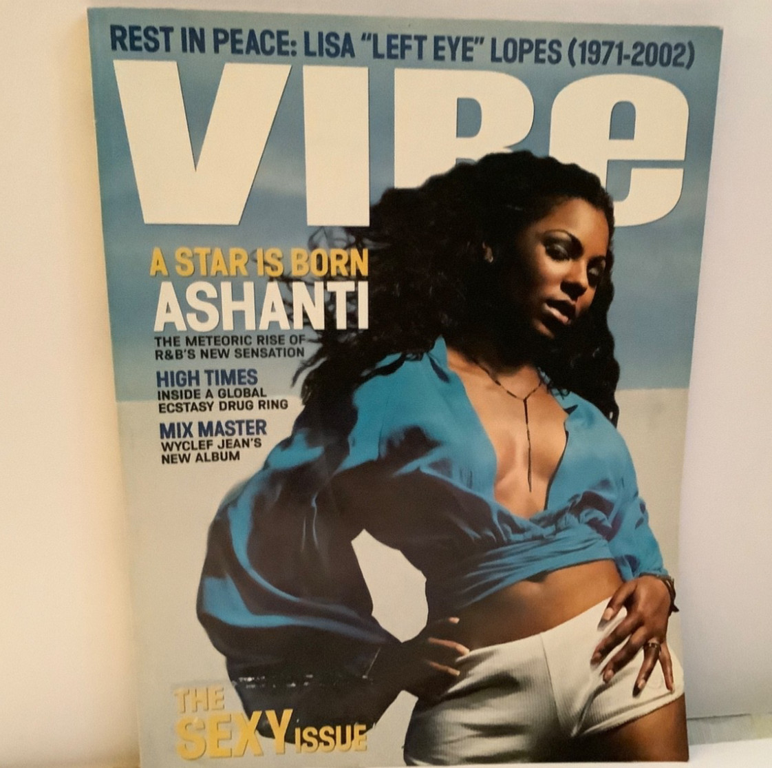 VIBE Magazine July 2002 ASHANTI, Lisa “LEFT EYE” Lopes Tribute, Donyell Jones