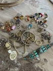 Vintage Jewelry Lot Bakelite Sterling Victorian Gold Filled Juicy Couture.