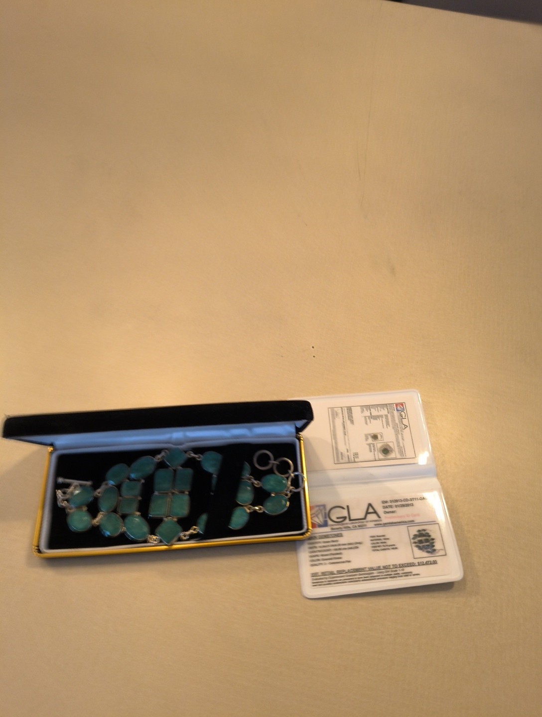 Sterling Silver and Turquoise Bracelet - image 1