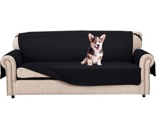 Slipcover Reversible Couch Cover Water Resistant Sofa Cover 3 Seater