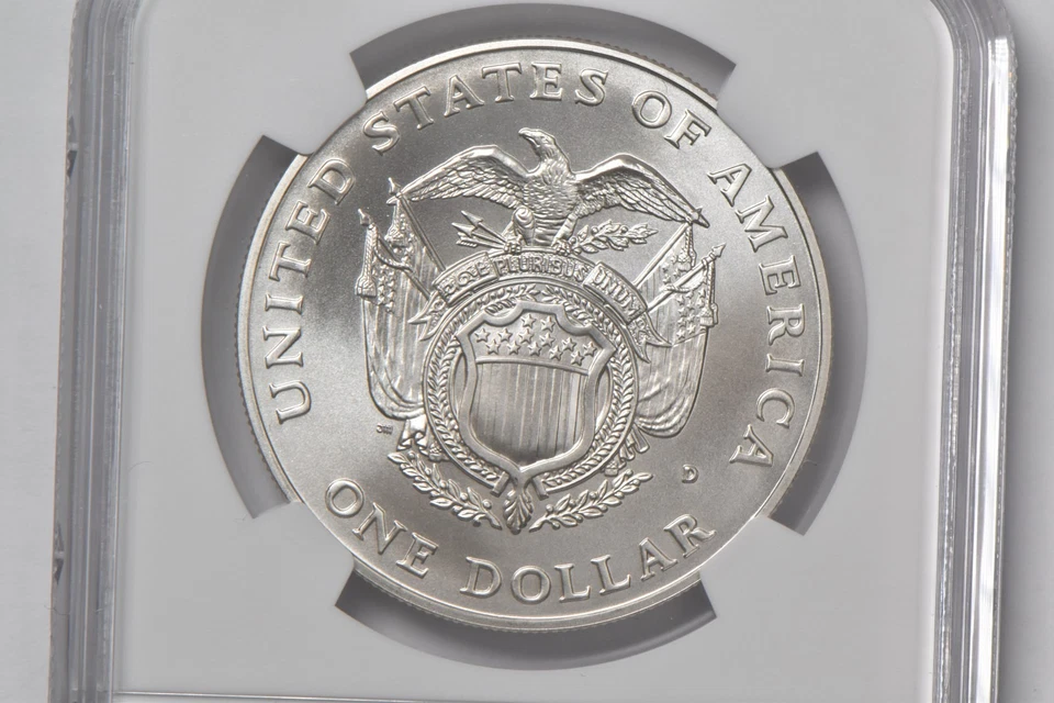 1994-D U.S. Capitol Bicentennial Commemorative $1 MS70 NGC Brown Label *9563 - Image 4 of 4