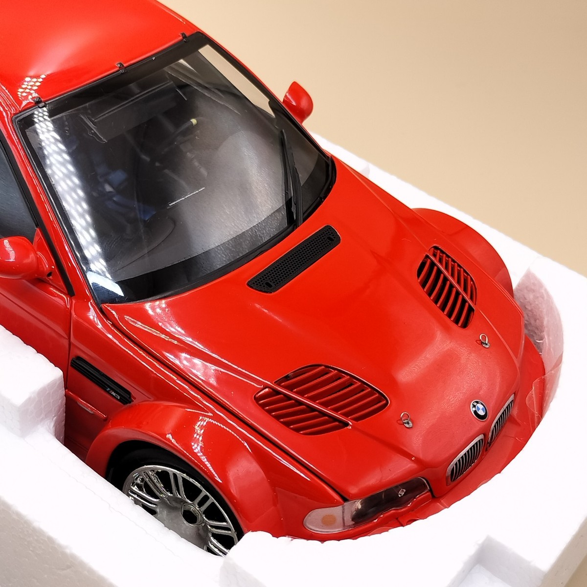 Minichamps 1/18 BMW M3 GTR Street 2001 Diecast 100012101 red | eBay