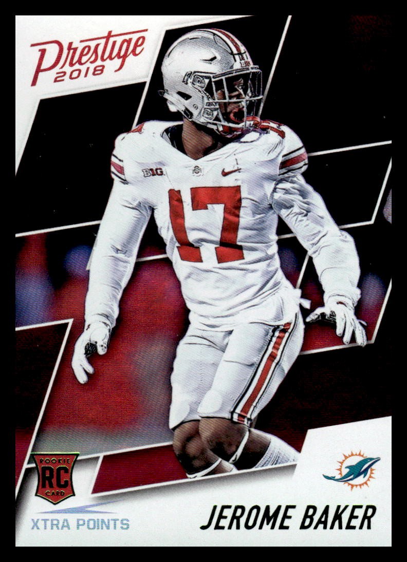 2018 Panini Prestige Jerome Baker #246 Miami Dolphins Football Card