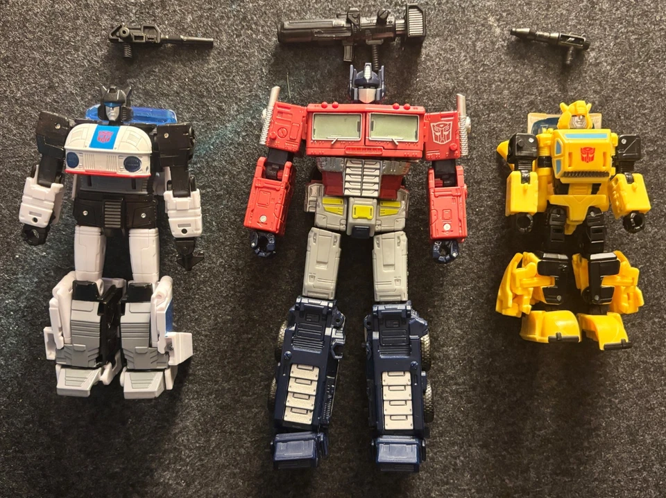 Transformers War Cybertron Optimus Prime Buzzworthy Origin Bumblebee Jazz lot!!! - Image 2 of 4