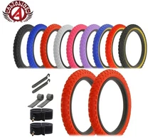 ALTALINE 16 x 2.125 HIGH PERFORMANCE Bicycle Tires BMX COMP III 8PC SET BUNDLE.