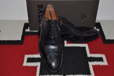 Bally Scribe Charles Wingtip Black Calf Hand Made in  display picture 2
