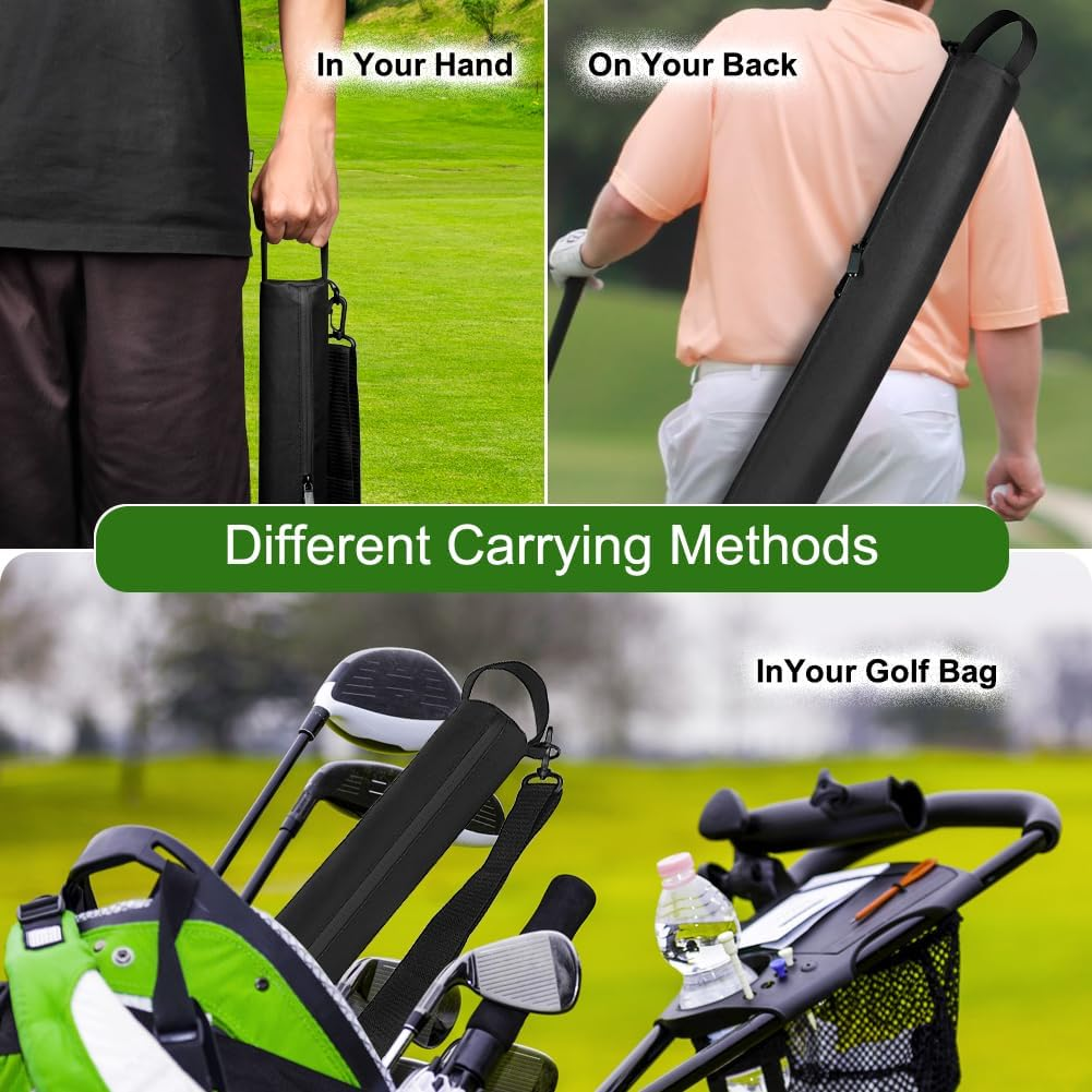 Golf Beer Sleeve, 7 Cans Insulated Cooler Beer Sleeve, Golf Bag Beer