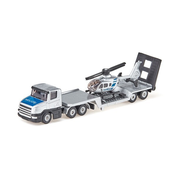 SIKU Low Loader with Helicopter Diecast Model Car Toy SK1610 | eBay