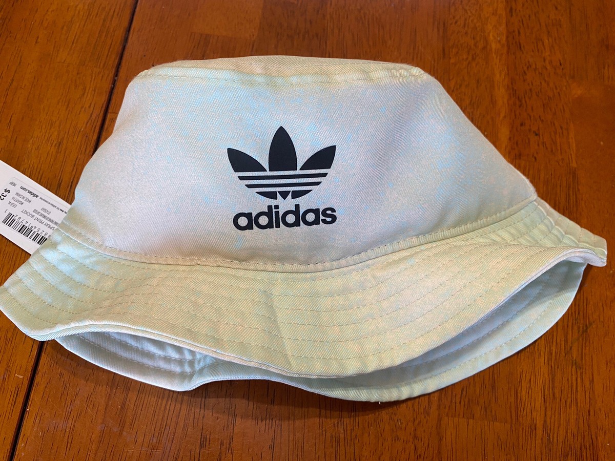NWT adidas  white Bucket Hat Wide Brim Hat White Bucket | Hatstoreworld.com main image 4