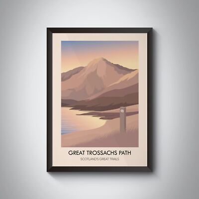 Great Trossachs Path Scotland's Great Trails Poster