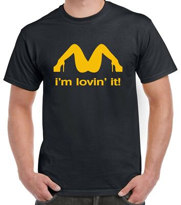 Lustiges McDonalds Parodie T-Shirt I'm Lovin It