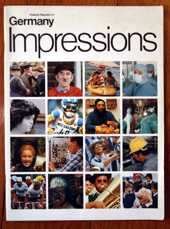 Federal Republic of Germany IMPRESSIONS 1982 Illustrated Travel Book