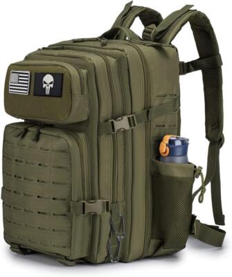 Mochila Tã¡ctica Para Hombre Grande 45l Militar Impermeable Deporte Al Aire Libr