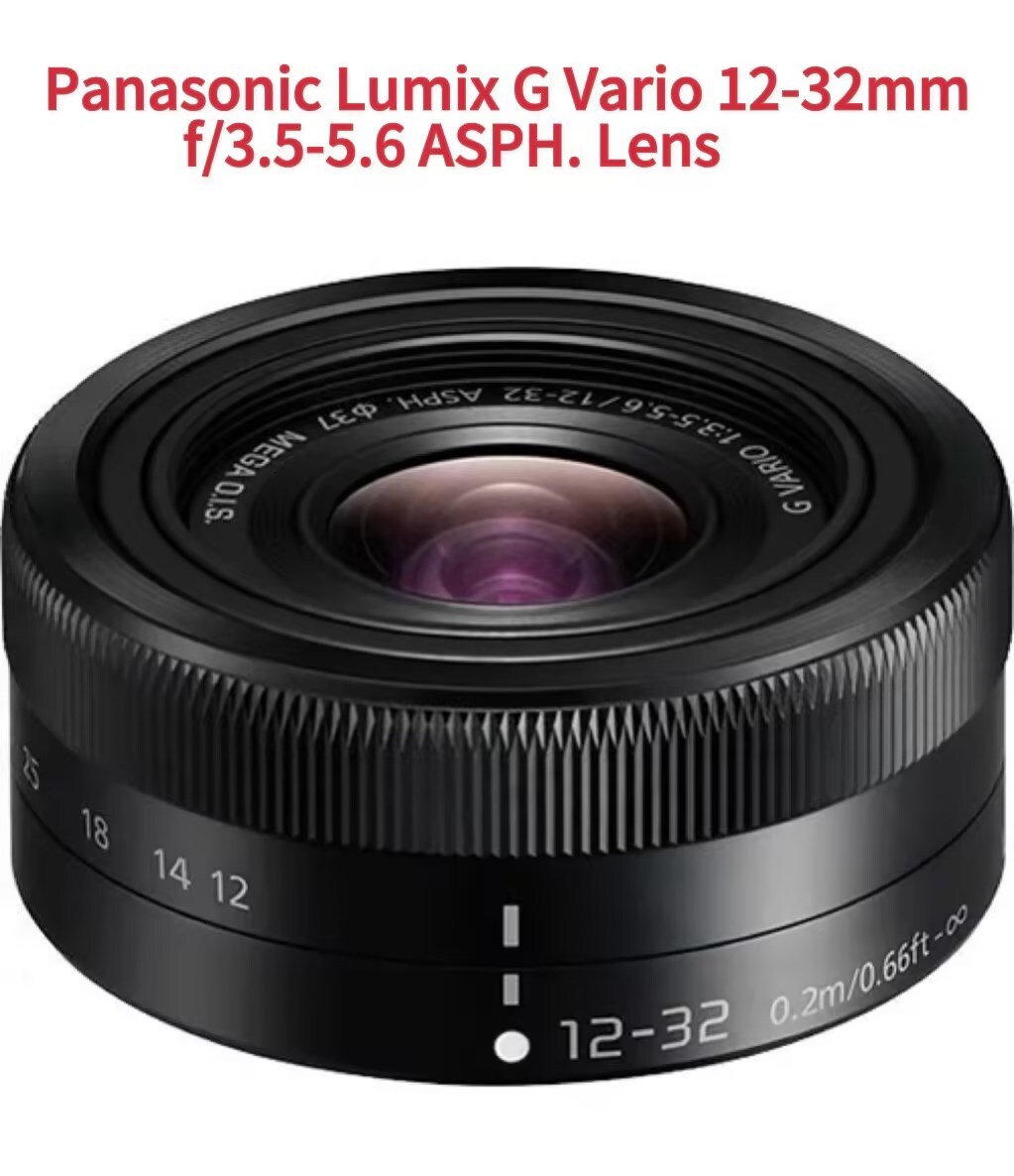 【1289】Panasonic LUMIX G VARIO 12-32mm SV Panasonic Lumix G Vario 12-32mm f/3.5-5.6 ASPH. Lens - Black