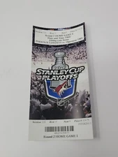 Phoenix Coyotes Stanley Cup Playoffs 2012 Ticket Stub Unused Defunct R2 Game 1