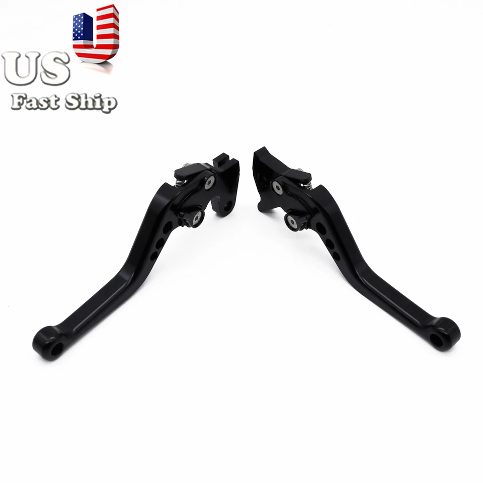 For Aprilia DORSODURO 750 2008-2016 CNC Black Short Brake Clutch Levers Handle - Image 4 of 4