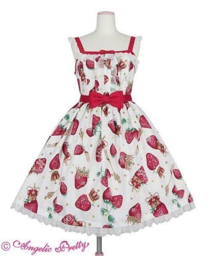 Angelic Pretty Royal Crown Berry Jumper Skirt - image 1