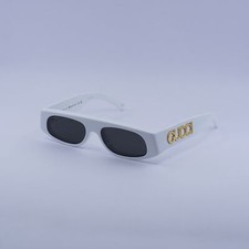 Gucci GG1771S 002 White/Grey 51-16-140 Sunglasses New Authentic
