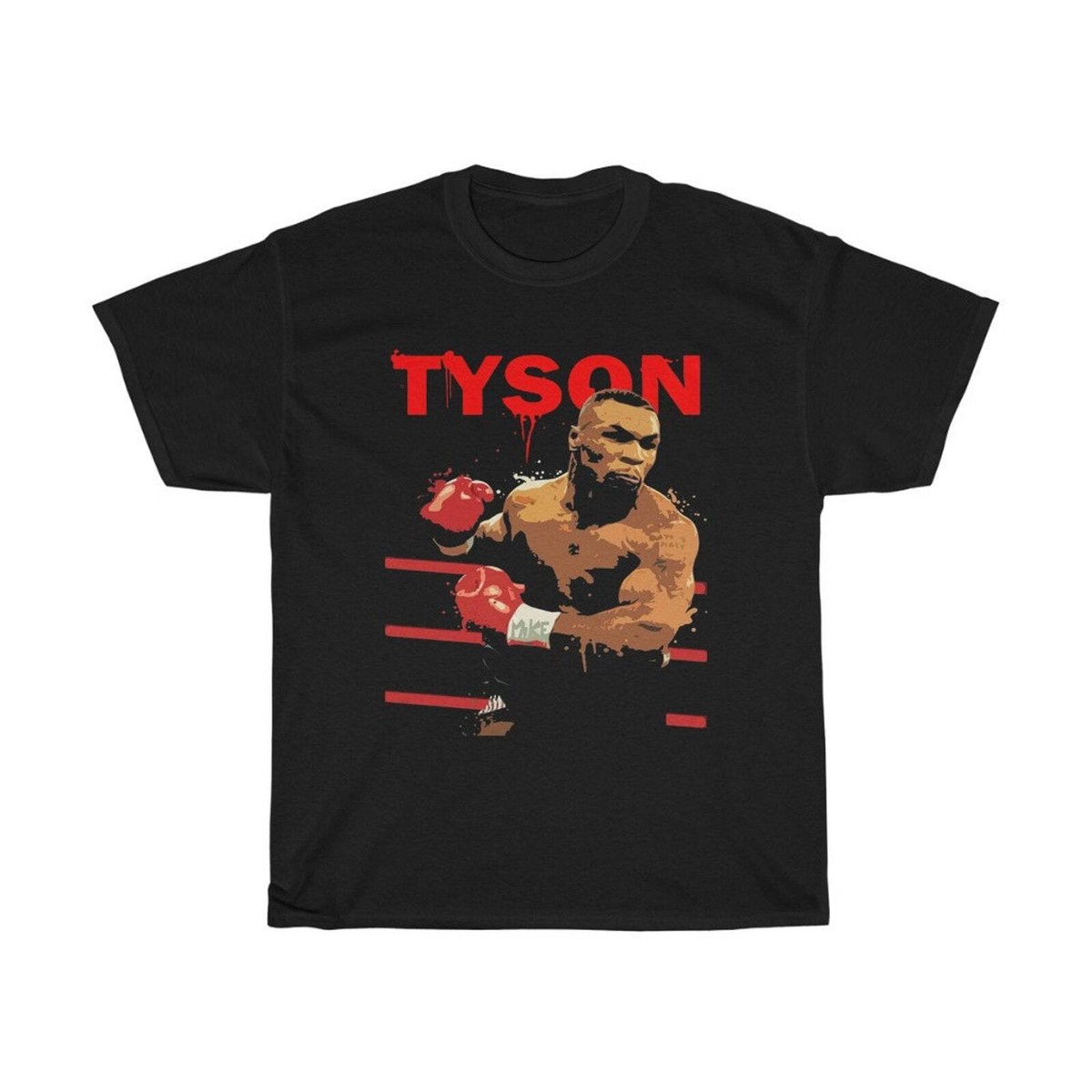 Maglietta Iron Mike Tyson Boxe – Nera – Maniche Corte – Taglie S A 5XL (JJ3740) – Personalizzabile - Foto 2