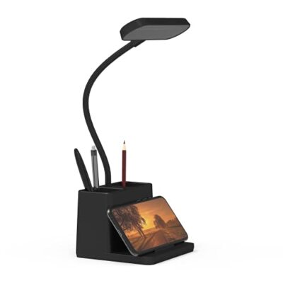 LED Table Desk Lamp with Pen Holder for Office Home Reading Lamp