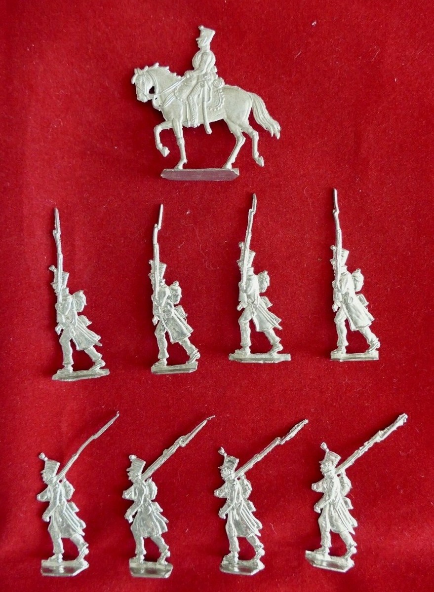 Plats d'étain prussiens ? - Flat tin - Zinnfiguren - 23 soldats en