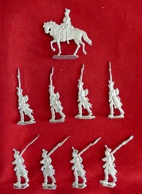 PLATS D'ÉTAIN - Zinnfiguren - Flat tin - 25 soldats russes empire