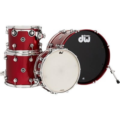 DW DWe Wireless A/E Convertible 4-Piece Shell Pack W/ 20'' Bass Black Cherry Mtlc