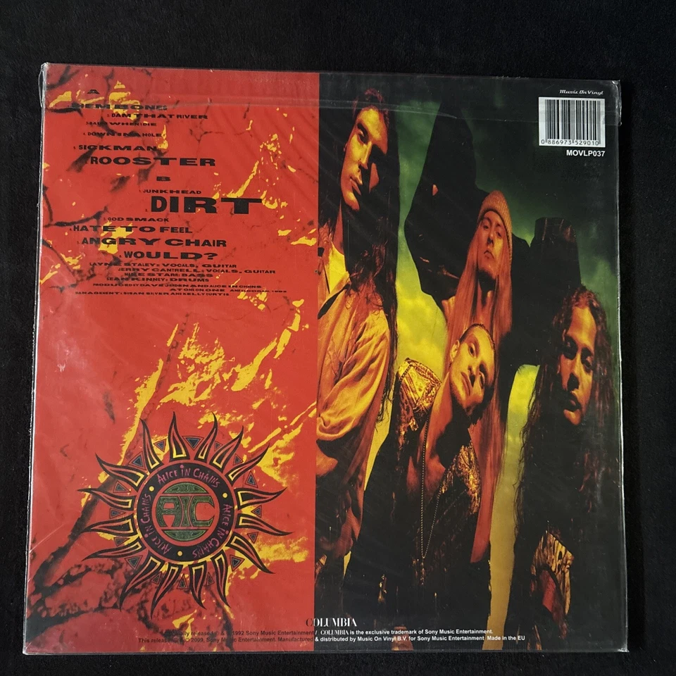 Alice In Chains : Dirt (2009) - MUSIC ON VINYL pressing : RARE -SEALED RECORD LP - Image 2 of 4