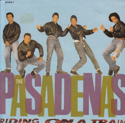 THE PASADENAS Riding On A Train / A Little Love 45 - Promo