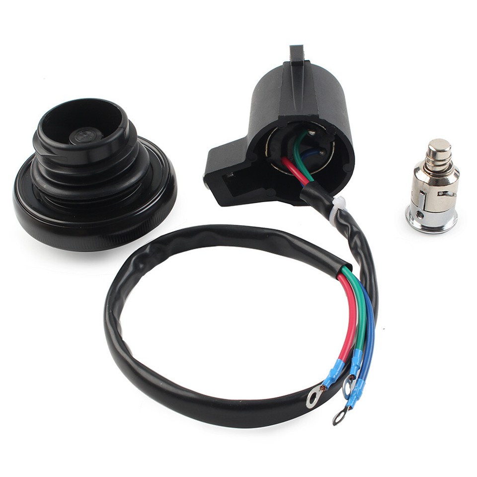 Newsmarts Ignition Key Switch Tail Box Lock Set Replacement For