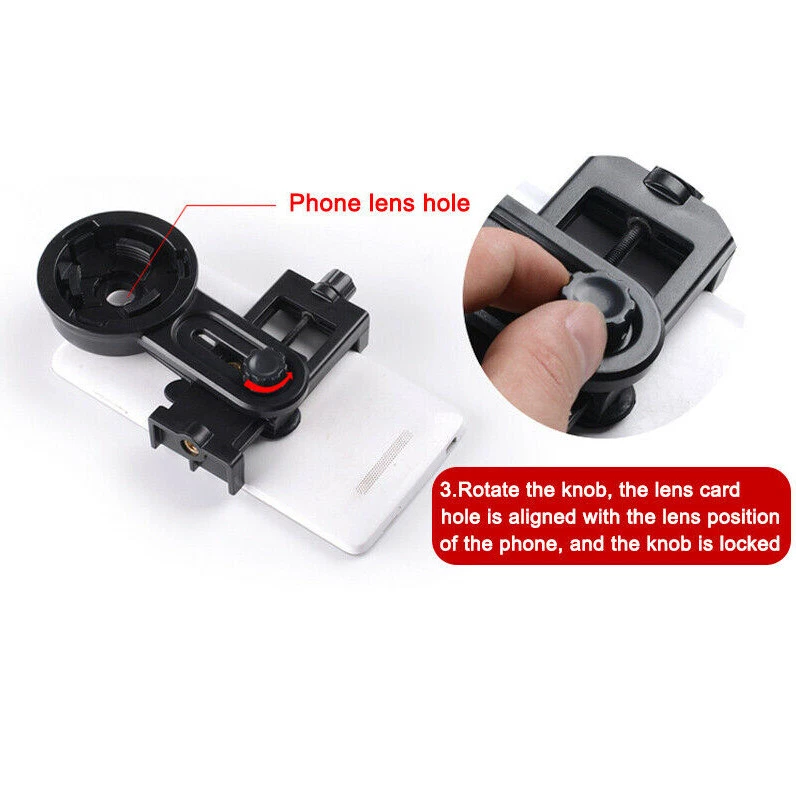 Universal Handy Adapter Smartphone Handyhalter Halterung für Monokular Teleskop - Bild 3 von 4