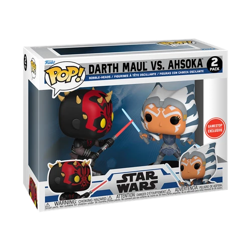 Funko Pop! Vinyl: Star Wars - Darth Maul vs. Ahsoka - GameStop (Exclusive)