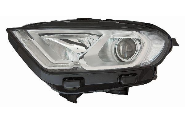 ABAKUS Main Headlight 131-1123RMLDEM1 For Ford Right Chrom LED With LWR Motor