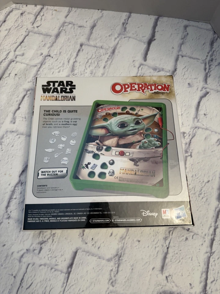 2020 Hasbro Disney OPERATION Star Wars The Mandalorian Board Game Sealed T1961 - Image 3 of 4
