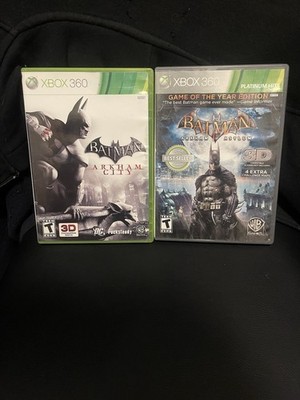 WB Games Batman Arkham City & Arkham Asylum Xbox 360 GOTY TESTED