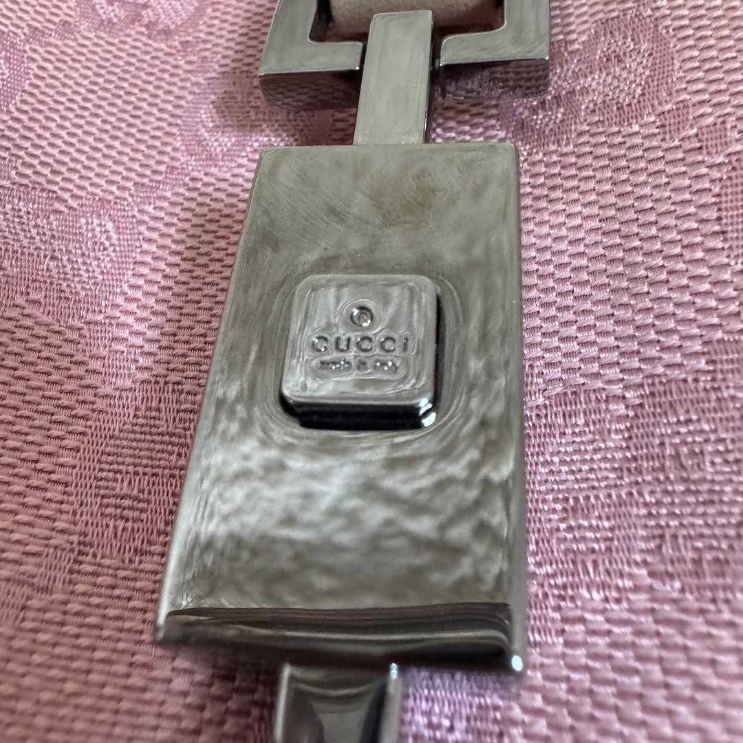 GUCCI Jackie GG Shoulder Bag Canvas Leather Trim Vintage Japan F/S USED thumbnail 6