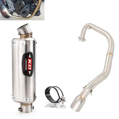 For CF-Moto ST125 Motorcycle Mufflers Exhaust Connect Header Pipe Whole System