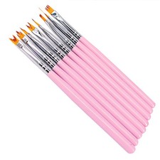8Pack Nail Art Brush Gradient Draw Polish Painting UV Gel Liner Pen Manicure