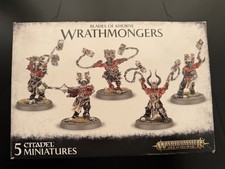 Age of Sigmar Blades of Khorne Wrathmongers Unit of 5. 3 Pieces Missing.