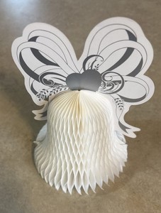 vintage wedding bells Decorations. Honeycomb. Paper. Lot Of 15