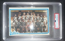 1980 Topps Pin-Ups Boston Celtics LARRY BIRD ROOKIE RC Rookie TALL BOY PSA 7