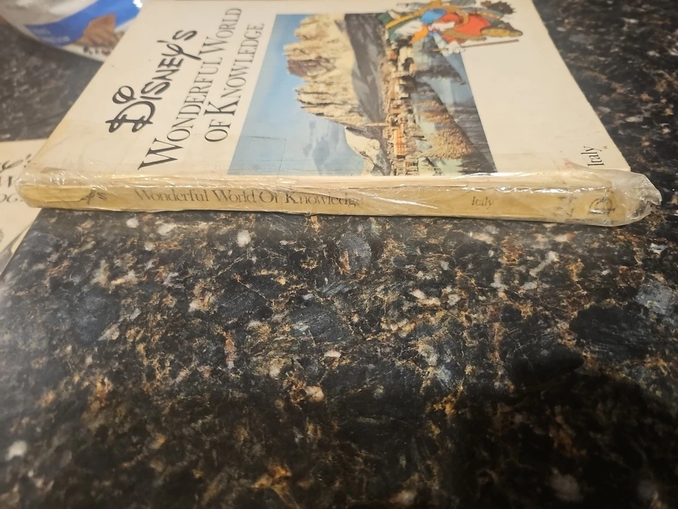 Vintage Disney Wonderful World Of Knowledge Italy Book 1971 - Image 2 of 2