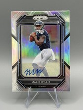 MALIK WILLIS 2022 PRIZM ROOKIE AUTO SILVER #303 DOLPHINS