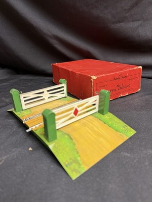 Spur O Hornby No1 BAHNÜBERGANG VERPACKT & SCHÖNER ZUSTAND 
