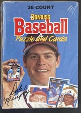 1988 Donruss Baseball Wax Box Panhandle Wrapped/Sealed FASC From A Sealed Case