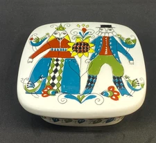 Rare Vintage Figgjo Flint butter dish Saga - Turi design