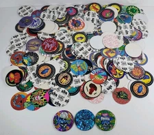 Huge Pogs Lot Of About  250 Pogs Street Kaps Slammer Atack N Smack More (QQ15)