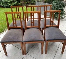 Stuhl 6x WP Kirschholz gebeizt MARKTEX